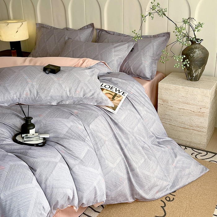 91家纺网 家纺一手货源 找家纺 悦织湾家纺 2025爆款上新【全棉60S长绒棉】100%全棉60S长绒棉四件套纯棉印花床上用品34件套轻奢北欧公主风 菲尔德