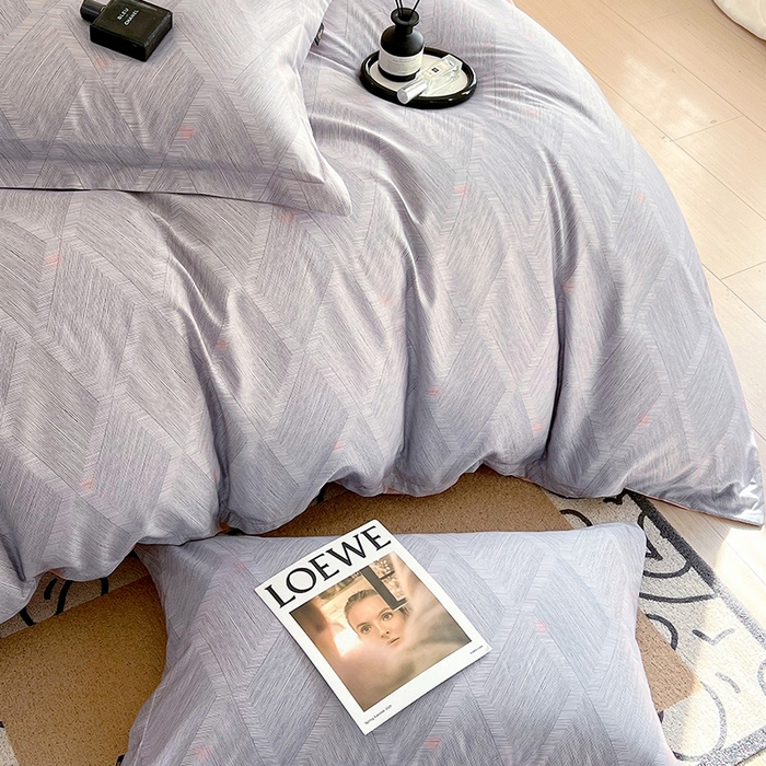 91家纺网 家纺一手货源 找家纺 悦织湾家纺 2025爆款上新【全棉60S长绒棉】100%全棉60S长绒棉四件套纯棉印花床上用品34件套轻奢北欧公主风 菲尔德