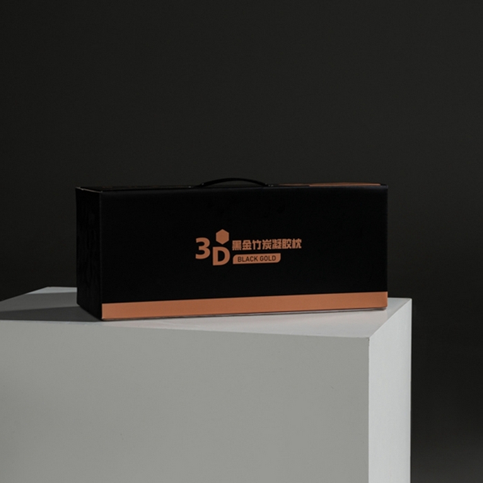 91家纺网 家纺一手货源 找家纺 唯爱品2026新款亲肤柔软3D黑金竹炭凝胶枕枕头枕芯 记忆枕源头工厂礼盒装