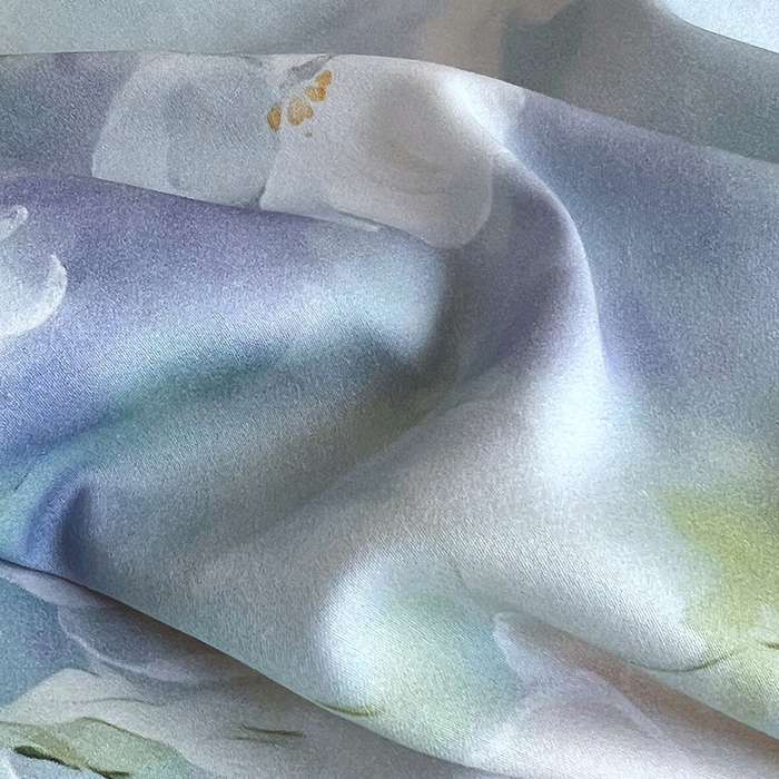 91家纺网 家纺一手货源 找家纺 悦织湾家纺 2025爆款上新【全棉60S长绒棉】100%全棉60S长绒棉四件套纯棉印花床上用品34件套轻奢北欧公主风 烟雨蒙蒙-绿