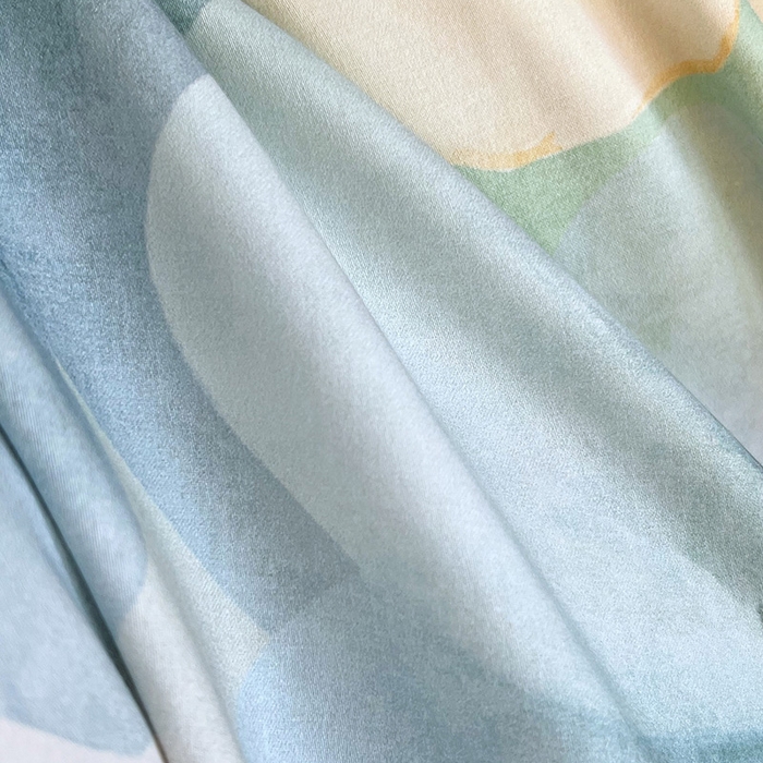 91家纺网 家纺一手货源 找家纺 悦织湾家纺 2025爆款上新【全棉60S长绒棉】100%全棉60S长绒棉四件套纯棉印花床上用品34件套轻奢北欧公主风 雅韵-蓝