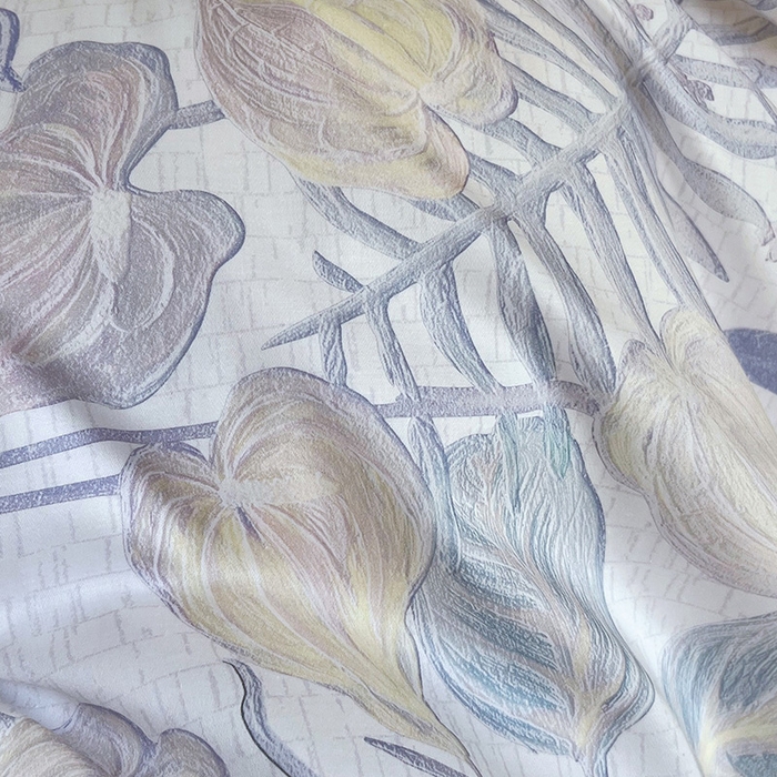 91家纺网 家纺一手货源 找家纺 悦织湾家纺 2025爆款上新【全棉60S长绒棉】100%全棉60S长绒棉四件套纯棉印花床上用品34件套轻奢北欧公主风 深海秘境-紫