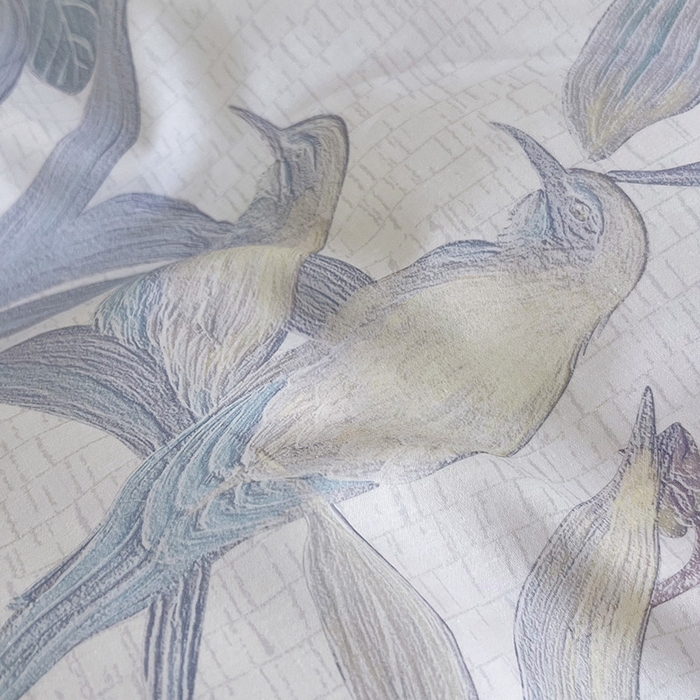 91家纺网 家纺一手货源 找家纺 悦织湾家纺 2025爆款上新【全棉60S长绒棉】100%全棉60S长绒棉四件套纯棉印花床上用品34件套轻奢北欧公主风 深海秘境-紫