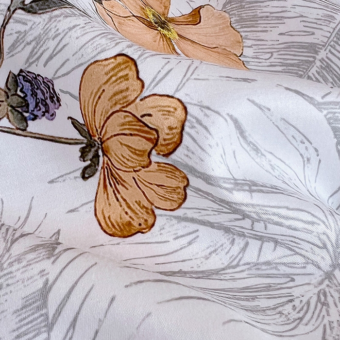 91家纺网 家纺一手货源 找家纺 悦织湾家纺 2025爆款上新【全棉60S长绒棉】100%全棉60S长绒棉四件套纯棉印花床上用品34件套轻奢北欧公主风 雾野山亭