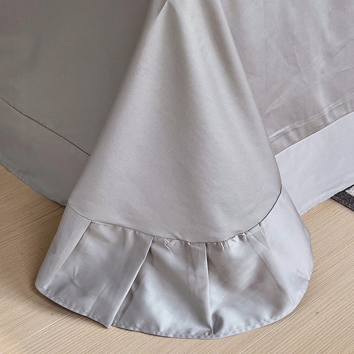 91家纺网 家纺一手货源 找家纺 悦织湾家纺 2025爆款上新【全棉60S长绒棉】100%全棉60S长绒棉四件套纯棉印花床上用品34件套轻奢北欧公主风 叶韵