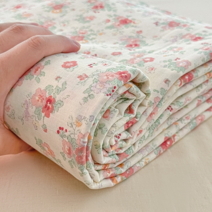 91家纺网 家纺一手货源 找家纺 （总）芙绣家纺2025新款-A类全棉双层纱小清新印花单枕套学生单枕套