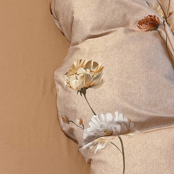 91家纺网 家纺一手货源 找家纺 悦织湾家纺 2025爆款上新【全棉60S长绒棉】100%全棉60S长绒棉四件套纯棉印花床上用品34件套轻奢北欧公主风 倾媛