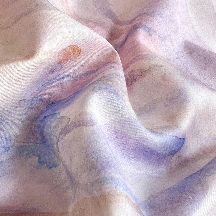 91家纺网 家纺一手货源 找家纺 悦织湾家纺 2025爆款上新【全棉60S长绒棉】100%全棉60S长绒棉四件套纯棉印花床上用品34件套轻奢北欧公主风 天空之境-粉