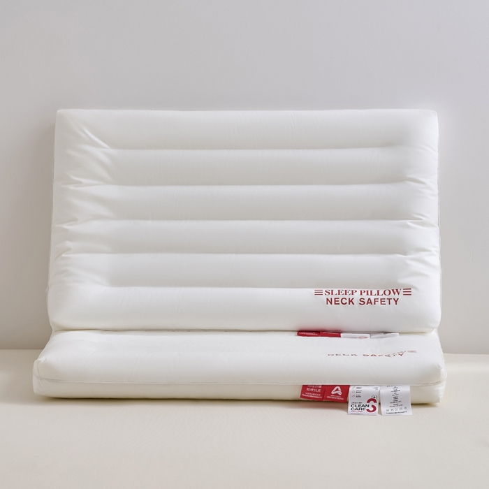 91家纺网 家纺一手货源 找家纺 帝诺妮枕芯坊 2025春夏新款A类全棉三防枕 枕头枕芯 全棉三防低枕 48x74cm/只