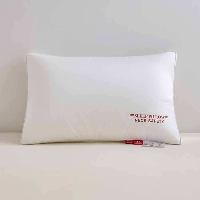 91家纺网 家纺一手货源 找家纺 帝诺妮枕芯坊 2025春夏新款A类全棉三防枕 枕头枕芯 全棉三防高枕 48x74cm/只