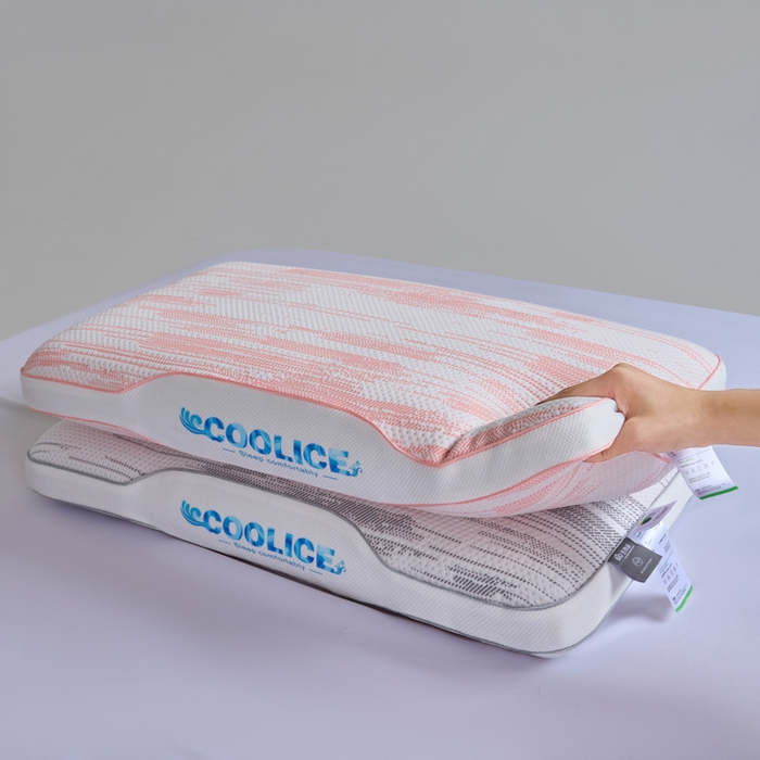 91家纺网 家纺一手货源 找家纺 帝诺妮枕芯坊 2025春夏新款亲肤记忆枕 枕头枕芯 亲肤记忆枕-粉色 40x70cm/只