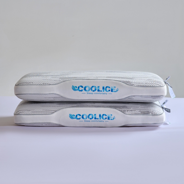 91家纺网 家纺一手货源 找家纺 帝诺妮枕芯坊 2025春夏新款亲肤记忆枕 枕头枕芯 亲肤记忆枕-灰色 40x70cm/只