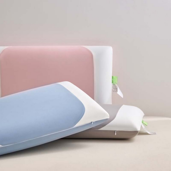 91家纺网 家纺一手货源 找家纺 帝诺妮枕芯坊 2025春夏新款凉感记忆枕 枕头枕芯 组合图仅供展示 40x70cm/只