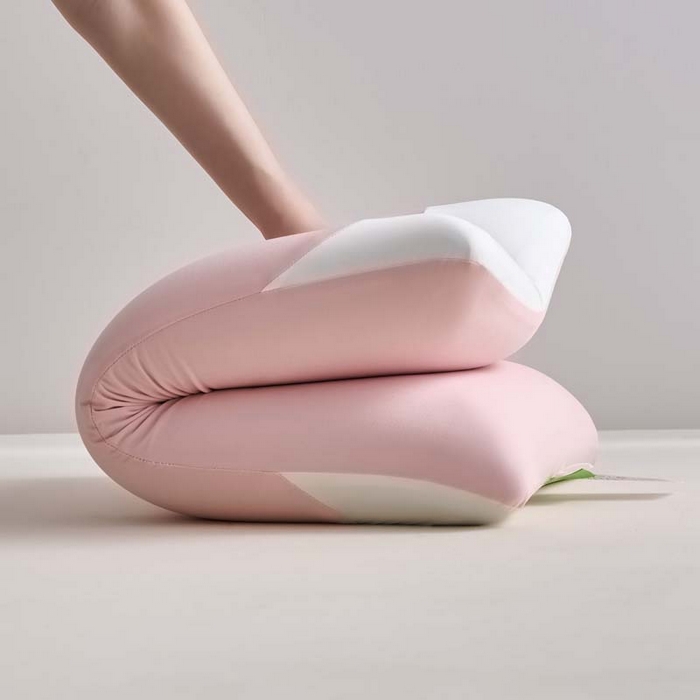 91家纺网 家纺一手货源 找家纺 帝诺妮枕芯坊 2025春夏新款凉感记忆枕 枕头枕芯 凉感记忆枕-粉色 40x70cm/只