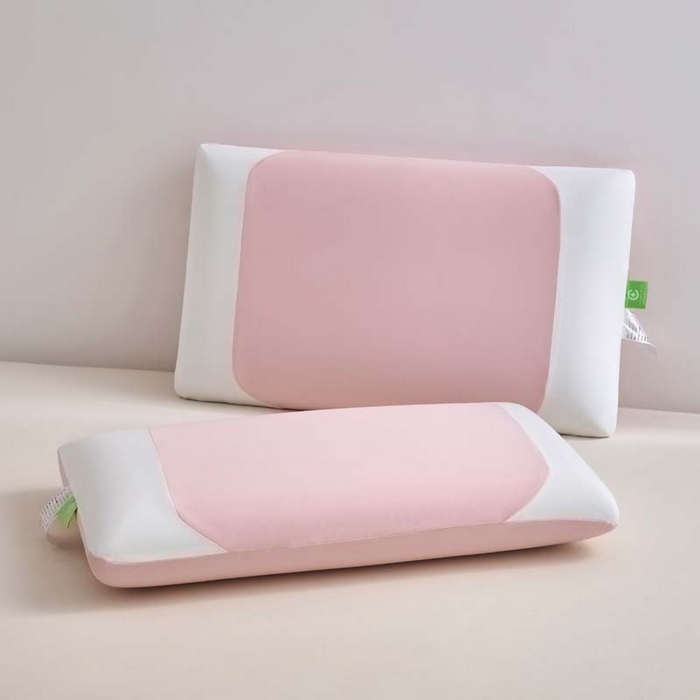 91家纺网 家纺一手货源 找家纺 帝诺妮枕芯坊 2025春夏新款凉感记忆枕 枕头枕芯 凉感记忆枕-粉色 40x70cm/只