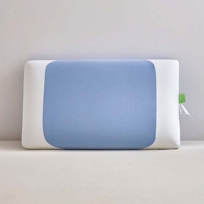 91家纺网 家纺一手货源 找家纺 帝诺妮枕芯坊 2025春夏新款凉感记忆枕 枕头枕芯 凉感记忆枕-蓝色 40x70cm/只
