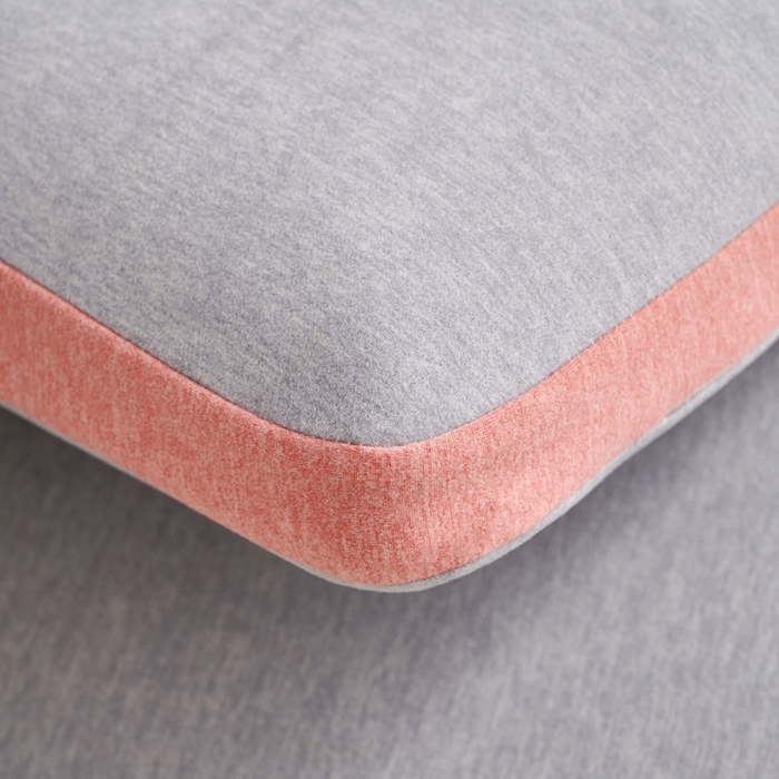 91家纺网 家纺一手货源 找家纺 帝诺妮枕芯坊 2025春夏新款零压羊绒记忆枕 枕头枕芯 零压羊绒记忆枕-橙色 40x70cm/只