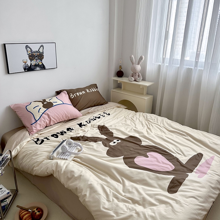 （总）柚可家居 2024定版数码印花卡通40全棉四件套