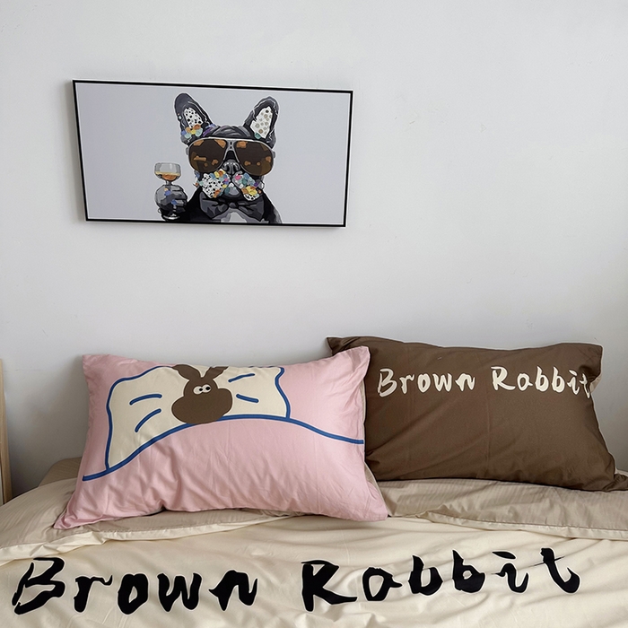 91家纺网 家纺一手货源 找家纺 （总）柚可家居 2024定版数码印花卡通40全棉四件套