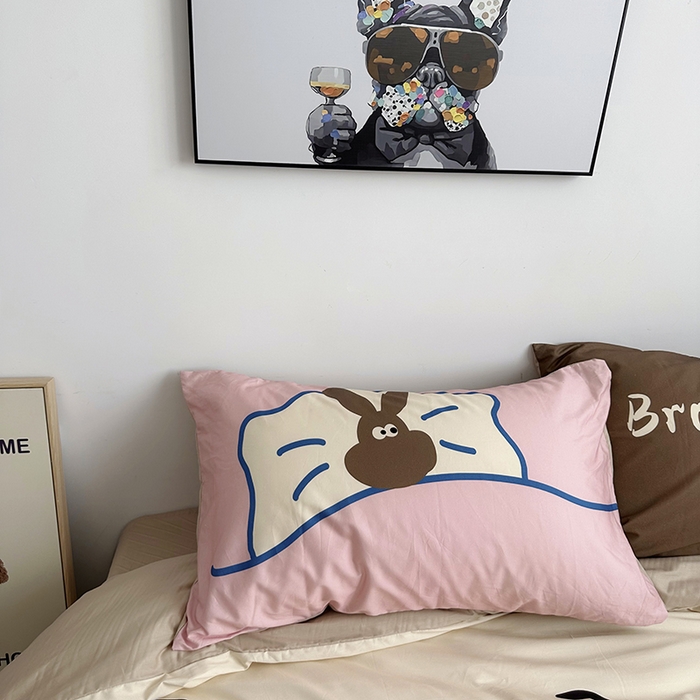 91家纺网 家纺一手货源 找家纺 （总）柚可家居 2024定版数码印花卡通40全棉四件套