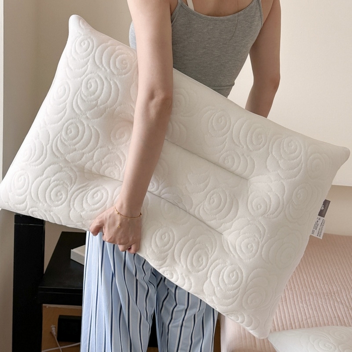 91家纺网 家纺一手货源 找家纺 （总）伟邦枕芯2025新款玫瑰3D护颈枕