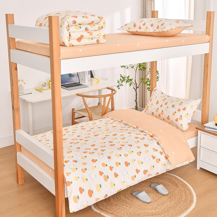 91家纺网 家纺一手货源 找家纺 乐旗家纺 2024新款13372小清新床单款-床笠款-三件套-六件套 抱抱萝