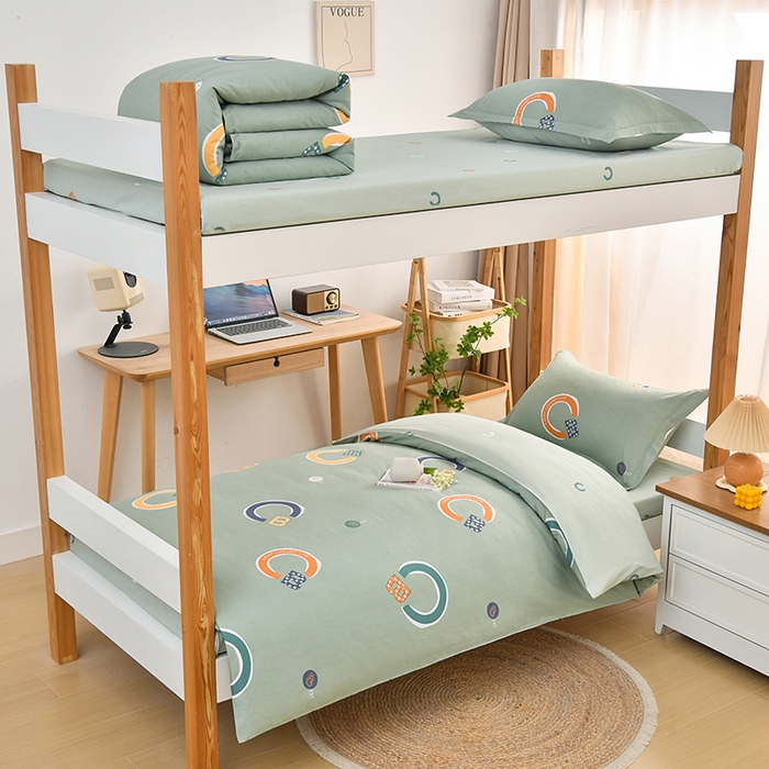 91家纺网 家纺一手货源 找家纺 （总）乐旗家纺 2024新款13372小清新床单款-床笠款-三件套-六件套