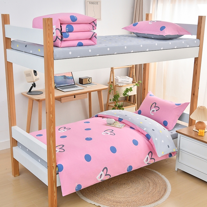 91家纺网 家纺一手货源 找家纺 （总）乐旗家纺 2024新款13372小清新床单款-床笠款-三件套-六件套