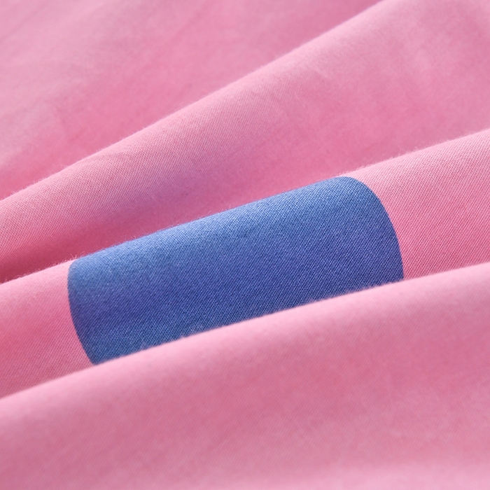 91家纺网 家纺一手货源 找家纺 乐旗家纺 2024新款13372小清新床单款-床笠款-三件套-六件套 字母甜心