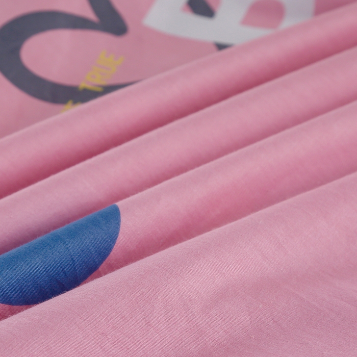 91家纺网 家纺一手货源 找家纺 乐旗家纺 2024新款13372小清新床单款-床笠款-三件套-六件套 字母甜心