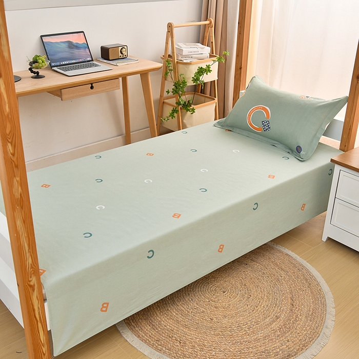 91家纺网 家纺一手货源 找家纺 乐旗家纺 2024新款13372小清新床单款-床笠款-三件套-六件套 维卡