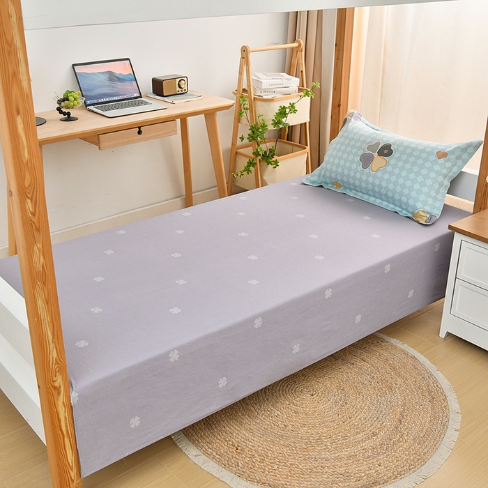 91家纺网 家纺一手货源 找家纺 乐旗家纺 2024新款13372小清新床单款-床笠款-三件套-六件套 花香