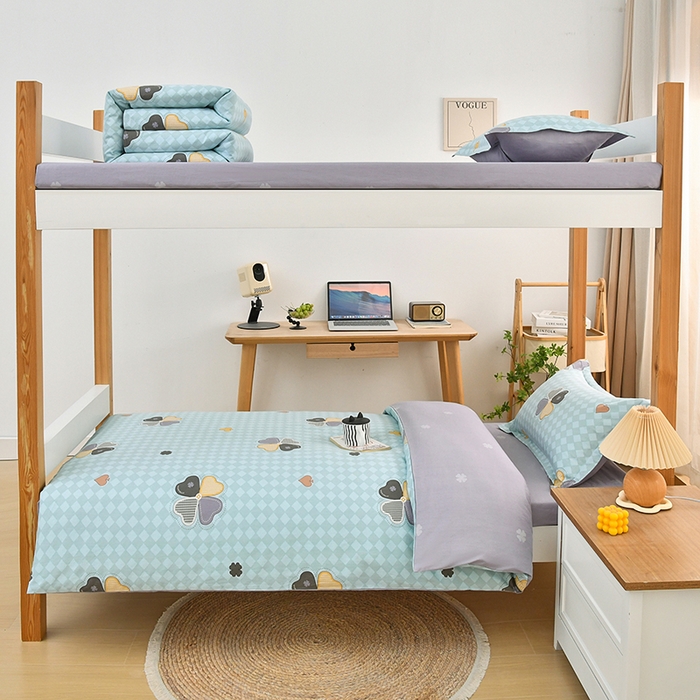 91家纺网 家纺一手货源 找家纺 乐旗家纺 2024新款13372小清新床单款-床笠款-三件套-六件套 花香