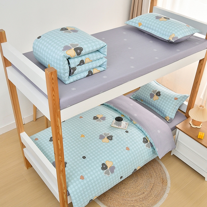 91家纺网 家纺一手货源 找家纺 乐旗家纺 2024新款13372小清新床单款-床笠款-三件套-六件套 花香