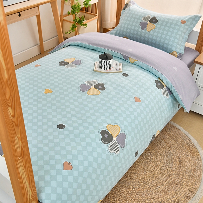 91家纺网 家纺一手货源 找家纺 乐旗家纺 2024新款13372小清新床单款-床笠款-三件套-六件套 花香