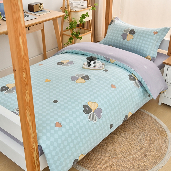 91家纺网 家纺一手货源 找家纺 乐旗家纺 2024新款13372小清新床单款-床笠款-三件套-六件套 花香