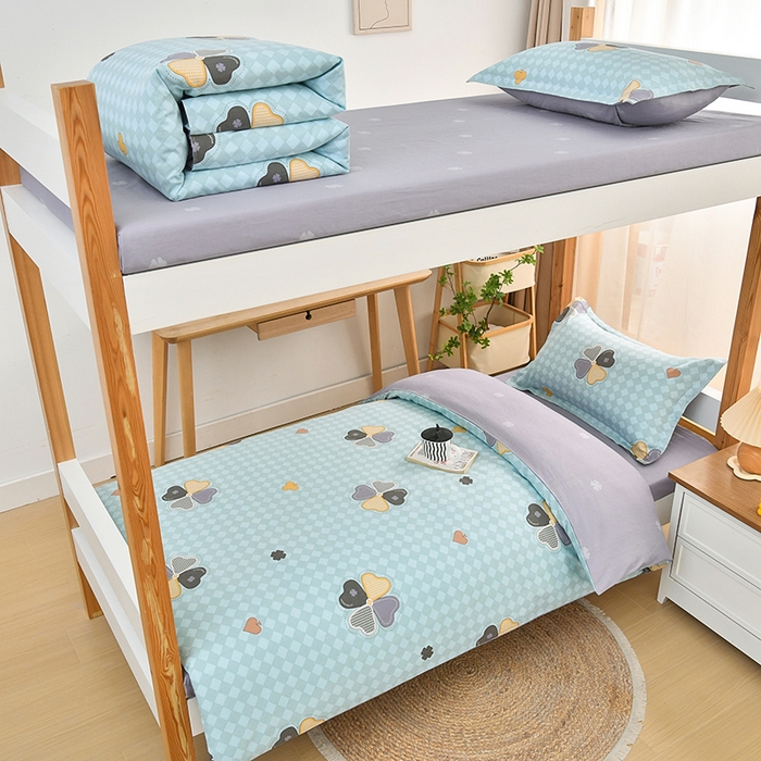 91家纺网 家纺一手货源 找家纺 乐旗家纺 2024新款13372小清新床单款-床笠款-三件套-六件套 花香