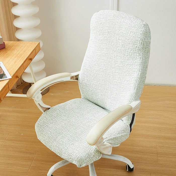 91家纺网 家纺一手货源 找家纺 （总）丝绮鹿 2025新款竹节雪尼尔拉链款电脑椅套