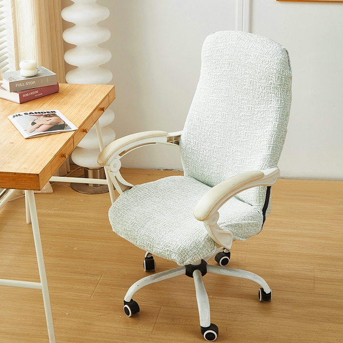 91家纺网 家纺一手货源 找家纺 （总）丝绮鹿 2025新款竹节雪尼尔拉链款电脑椅套