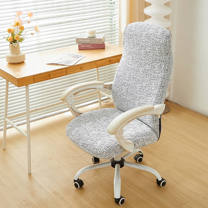 91家纺网 家纺一手货源 找家纺 （总）丝绮鹿 2025新款竹节雪尼尔拉链款电脑椅套