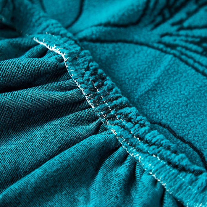 91家纺网 家纺一手货源 找家纺 丝绮鹿 2025新款银杏叶松紧款椅套 银杏叶-黛蓝