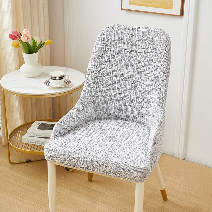 91家纺网 家纺一手货源 找家纺 丝绮鹿 2025新款竹节雪尼尔小扶手椅套 竹节雪尼尔-深中灰