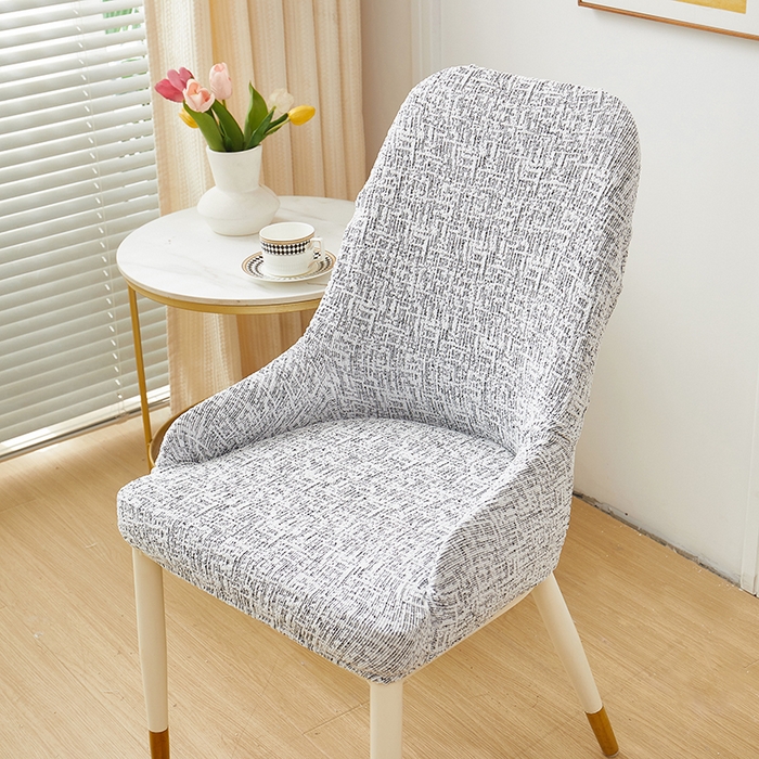 91家纺网 家纺一手货源 找家纺 丝绮鹿 2025新款竹节雪尼尔小扶手椅套 竹节雪尼尔-深中灰