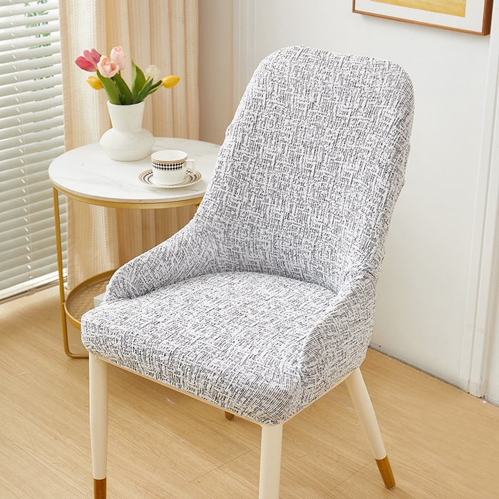 91家纺网 家纺一手货源 找家纺 丝绮鹿 2025新款竹节雪尼尔小扶手椅套 竹节雪尼尔-深中灰