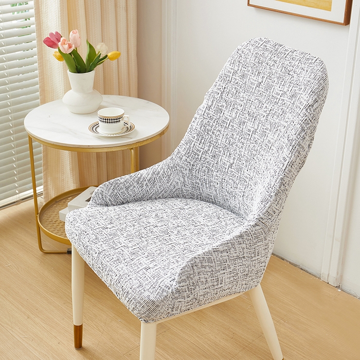 91家纺网 家纺一手货源 找家纺 丝绮鹿 2025新款竹节雪尼尔小扶手椅套 竹节雪尼尔-深中灰