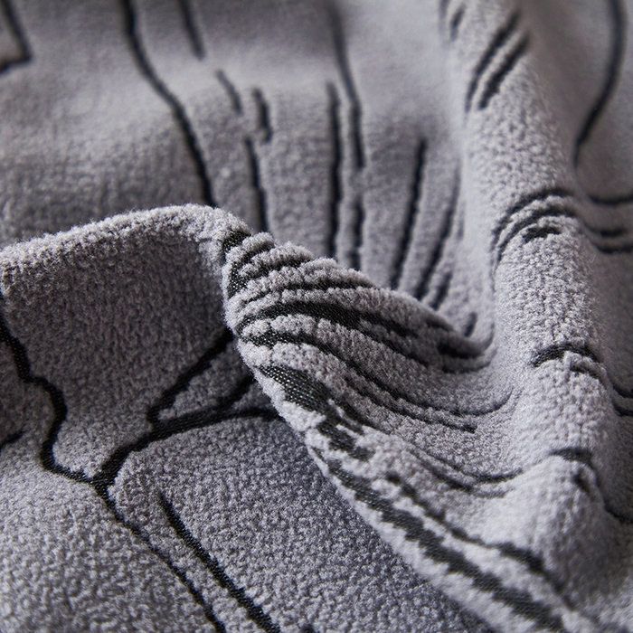 91家纺网 家纺一手货源 找家纺 丝绮鹿 2025新款银杏叶松紧款椅套 银杏叶-绅士灰