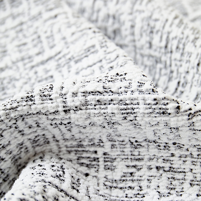 91家纺网 家纺一手货源 找家纺 丝绮鹿 2025新款竹节雪尼尔小扶手椅套 竹节雪尼尔-深中灰