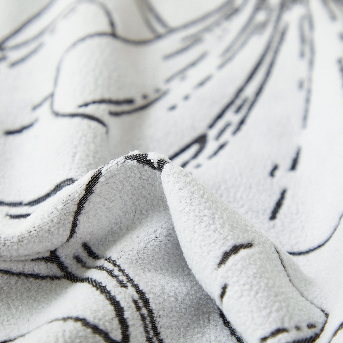 91家纺网 家纺一手货源 找家纺 丝绮鹿 2025新款银杏叶松紧款椅套 银杏叶-象牙白