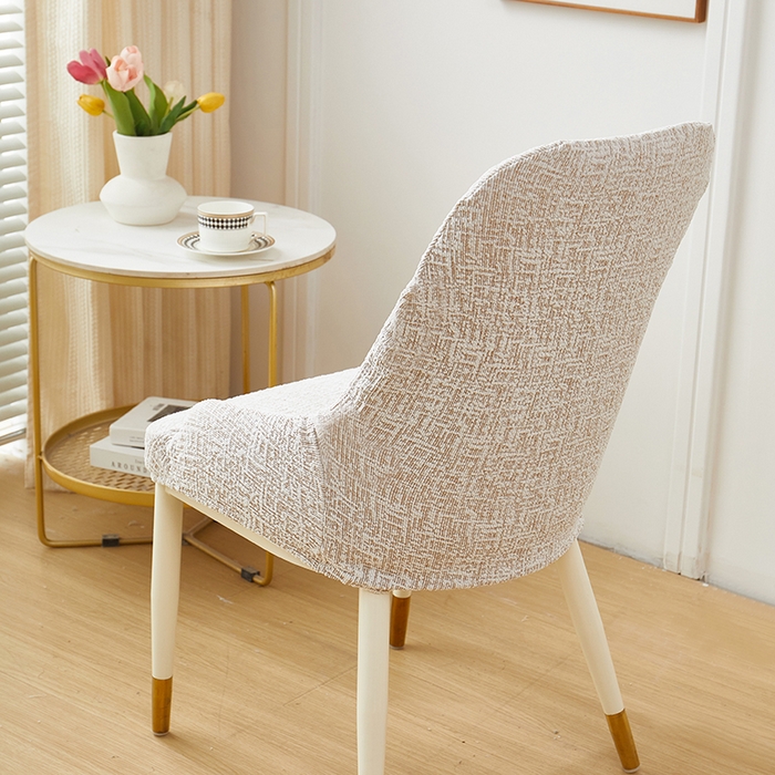91家纺网 家纺一手货源 找家纺 丝绮鹿 2025新款竹节雪尼尔小扶手椅套 竹节雪尼尔-温柔咖