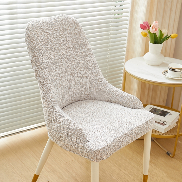 91家纺网 家纺一手货源 找家纺 丝绮鹿 2025新款竹节雪尼尔小扶手椅套 竹节雪尼尔-温柔咖